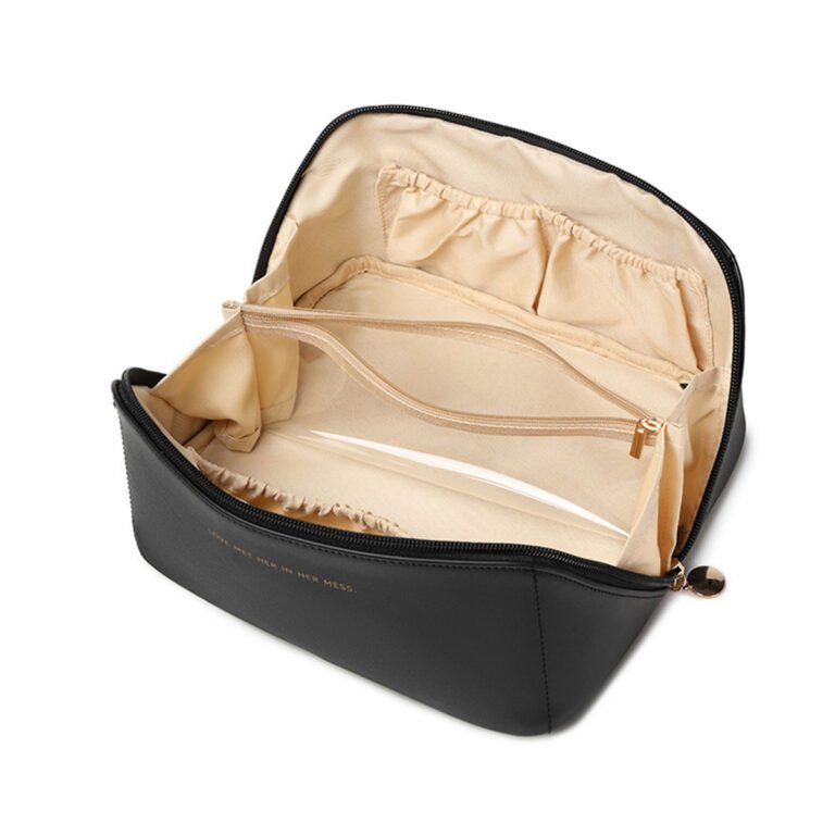 PU Zipper Cosmetic Bag