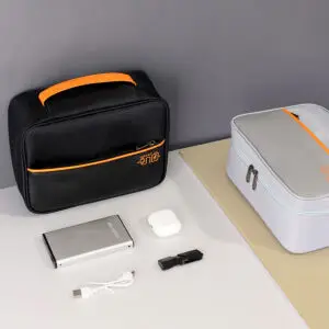 Black OEM custom EVA electronics organizer case for B2B brands