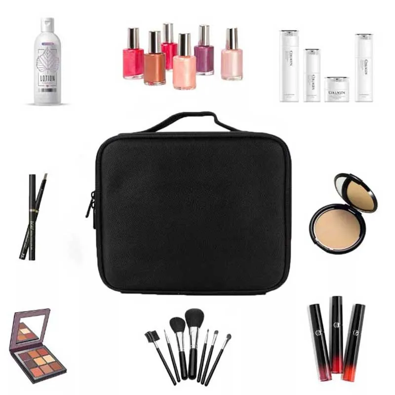 Professional custom EVA cosmetic case with adjustable dividers for beauty brands