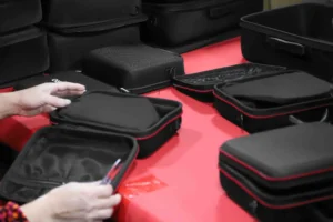 Custom EVA carrying case for medical devices