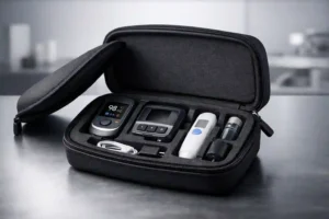 Custom EVA carrying case for medical devices