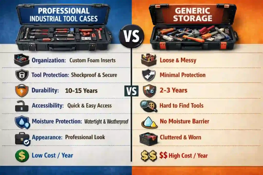 Many organizations attempt to use generic storage solutions for professional tools. This approach creates significant problems