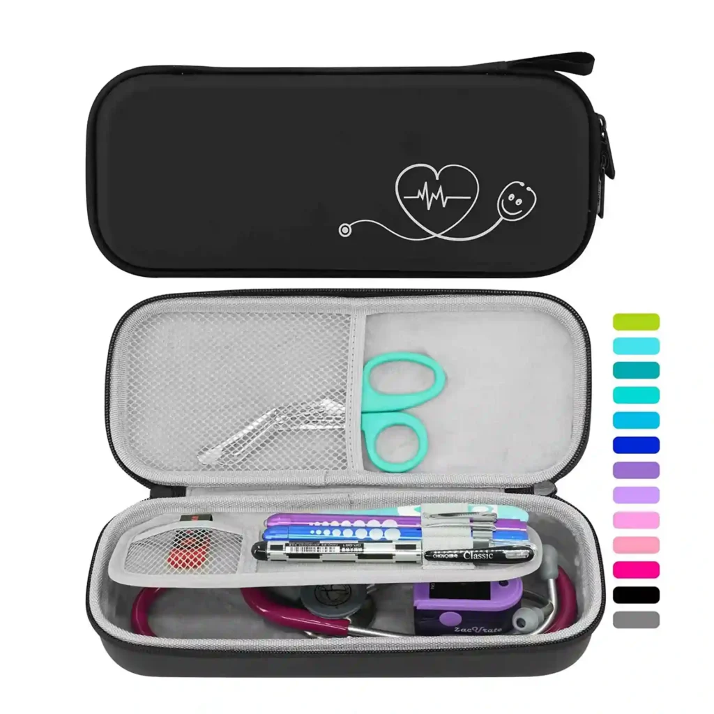 Custom-molded medical equipment cases for precision diagnostic tools