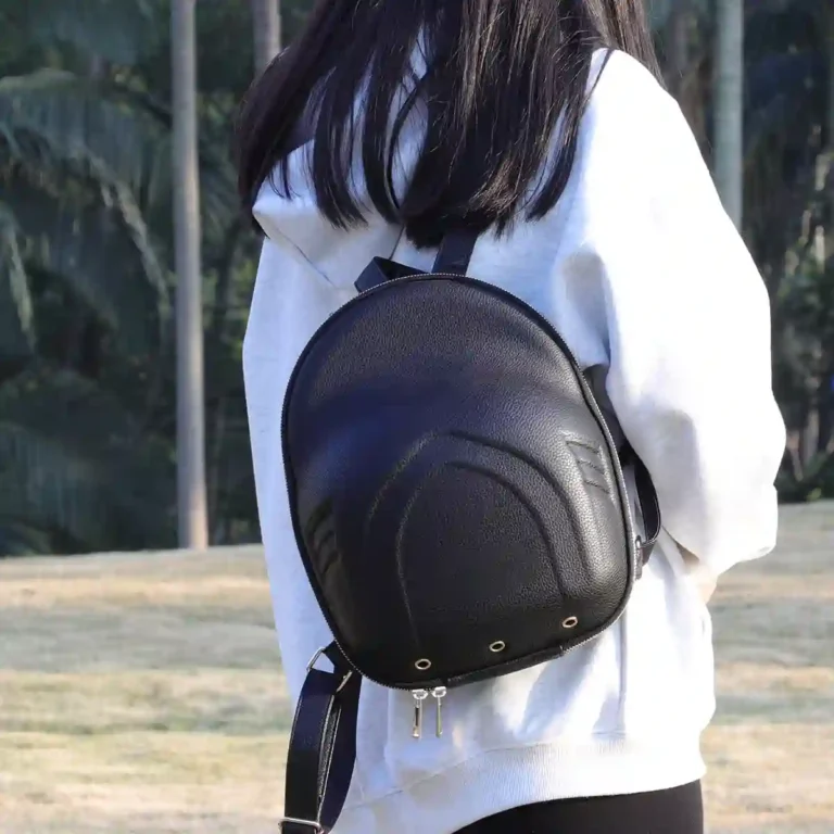 Stylish OEM EVA hat case used as a travel accessory with shoulder strap