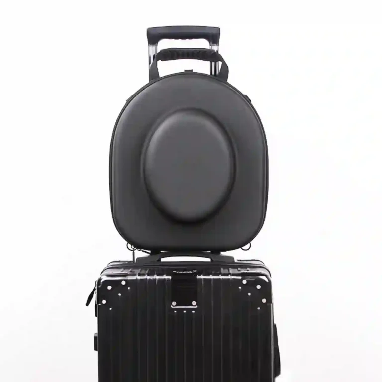 Black OEM EVA hat case with carrying handle for travel and wholesale