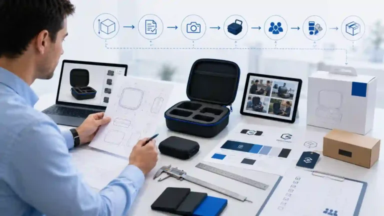 EVA case manufacturing process from material preparation to quality inspection and packaging
