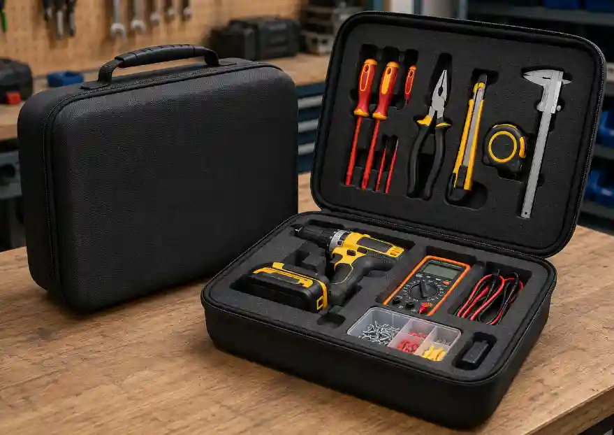 custom EVA tool case with foam insert