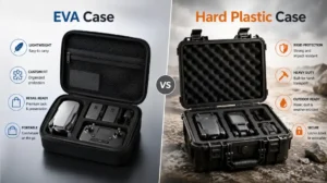 EVA case vs hard plastic case for electronics tools and medical devices