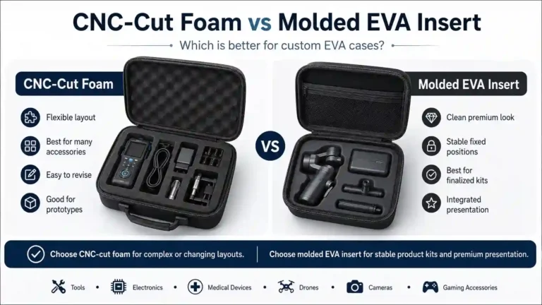 CNC-Cut Foam vs Molded EVA Insert