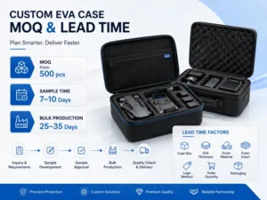 custom EVA case MOQ